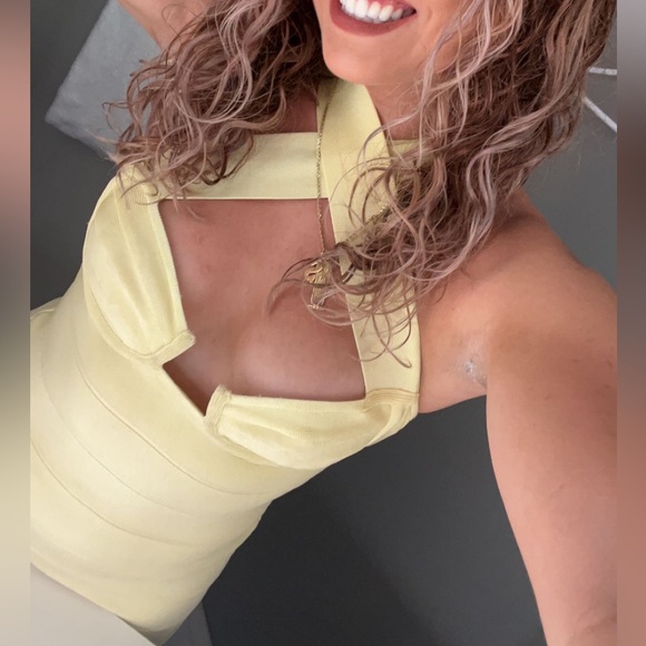 Herve Ledger Strappy Fitted Mini Dress - Picture 7 of 7